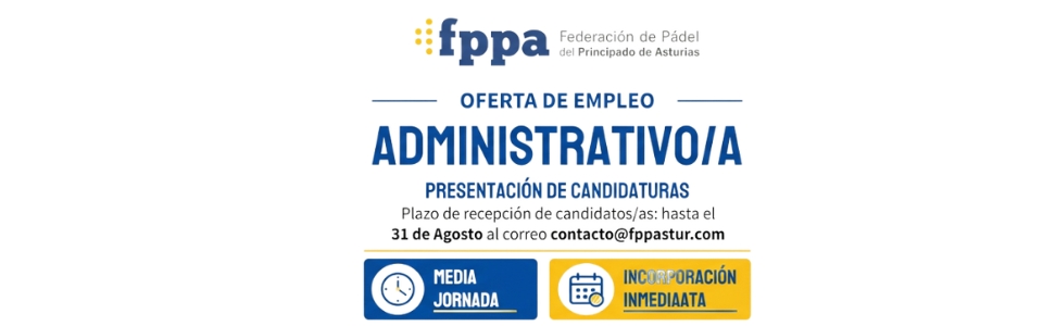 OFERTA EMPLEO: ADMINISTRATIVO/A