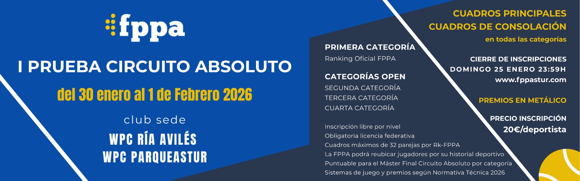 I PRUEBA CIRCUITO ABSOLUTO 2026
